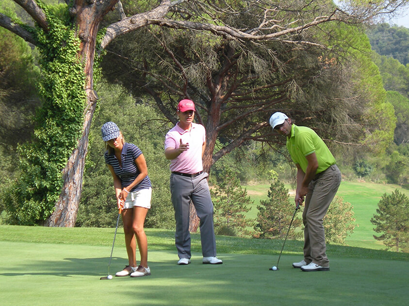 Cours collectifs à 4 golfeurs 