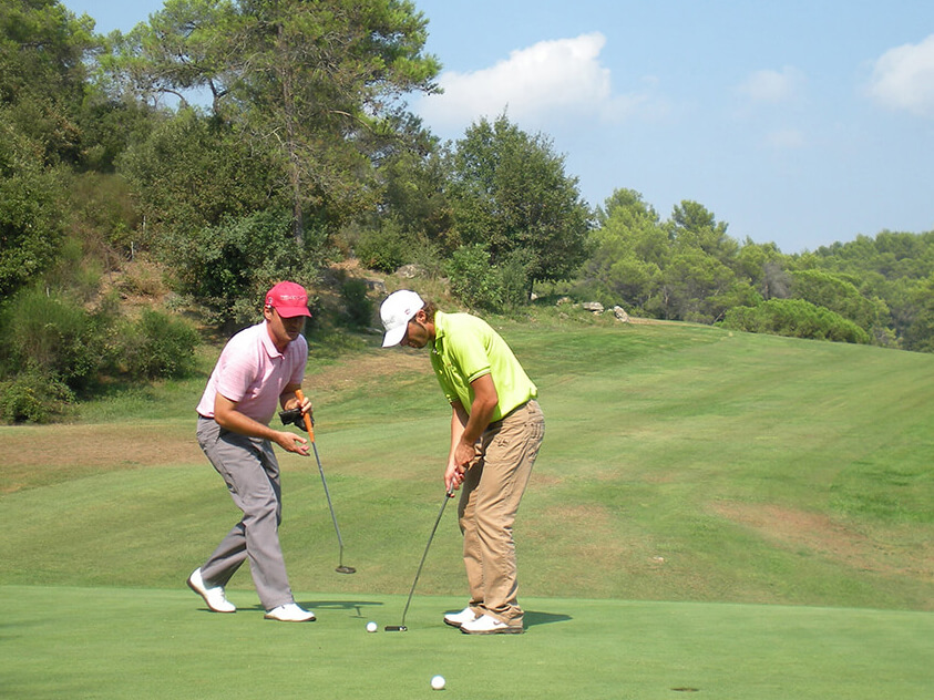 Leçons de golf en groupe de 3 joueurs 